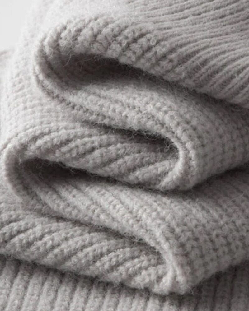 AMLFI Wollweste mit durchgehendem Reißverschluss